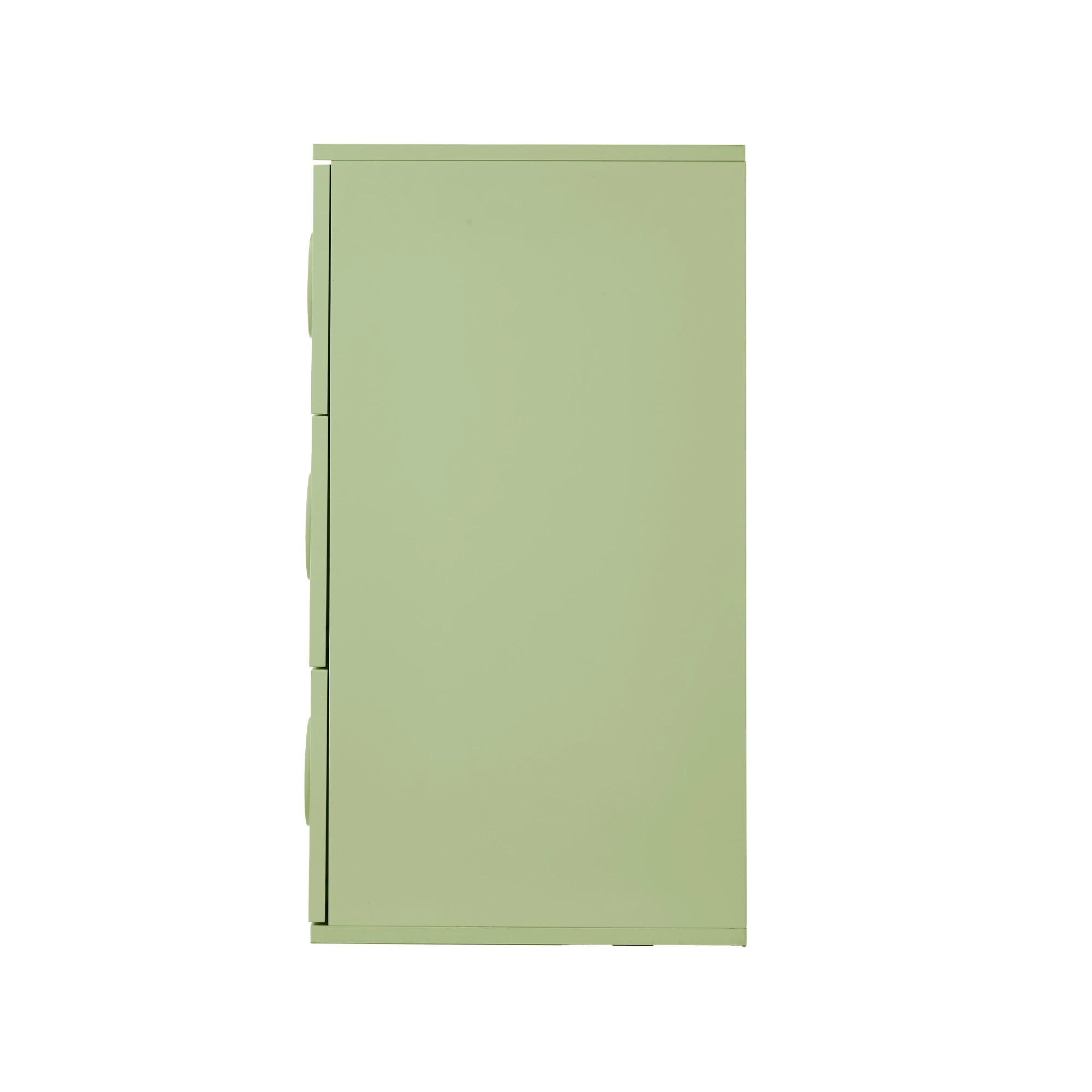 8 Oikiture 3 Chest of Drawers Spacious Cabinet Bedroom Dresser Nightstand - Green, 8 of 9