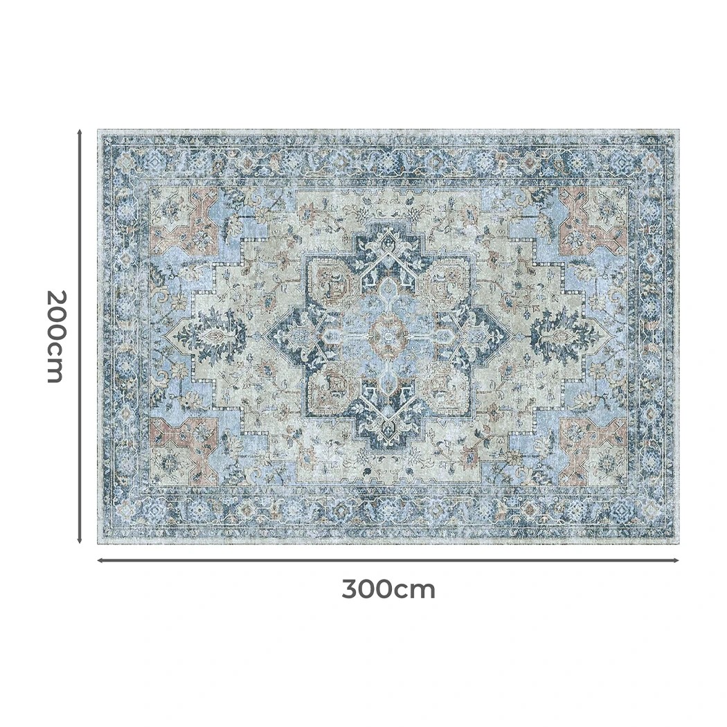 3 Marlow Large Area Rugs Boho Faux Cashmere Carpet, 3 of 8
