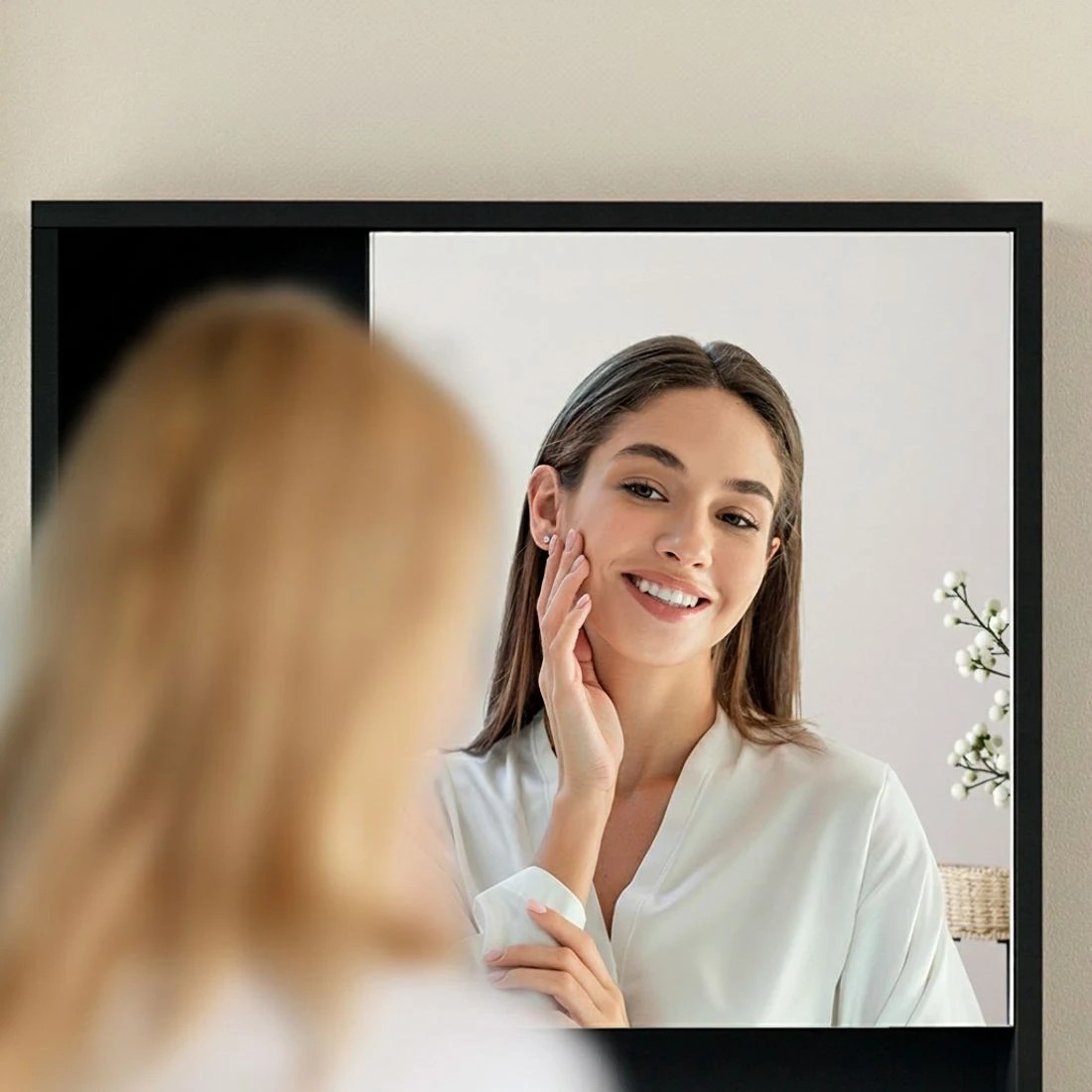 3 Cefito Bathroom Mirror Cabinet Mirro Medicine Adjustable Shelf Wall Mounted 560mm - Black, 3 of 5