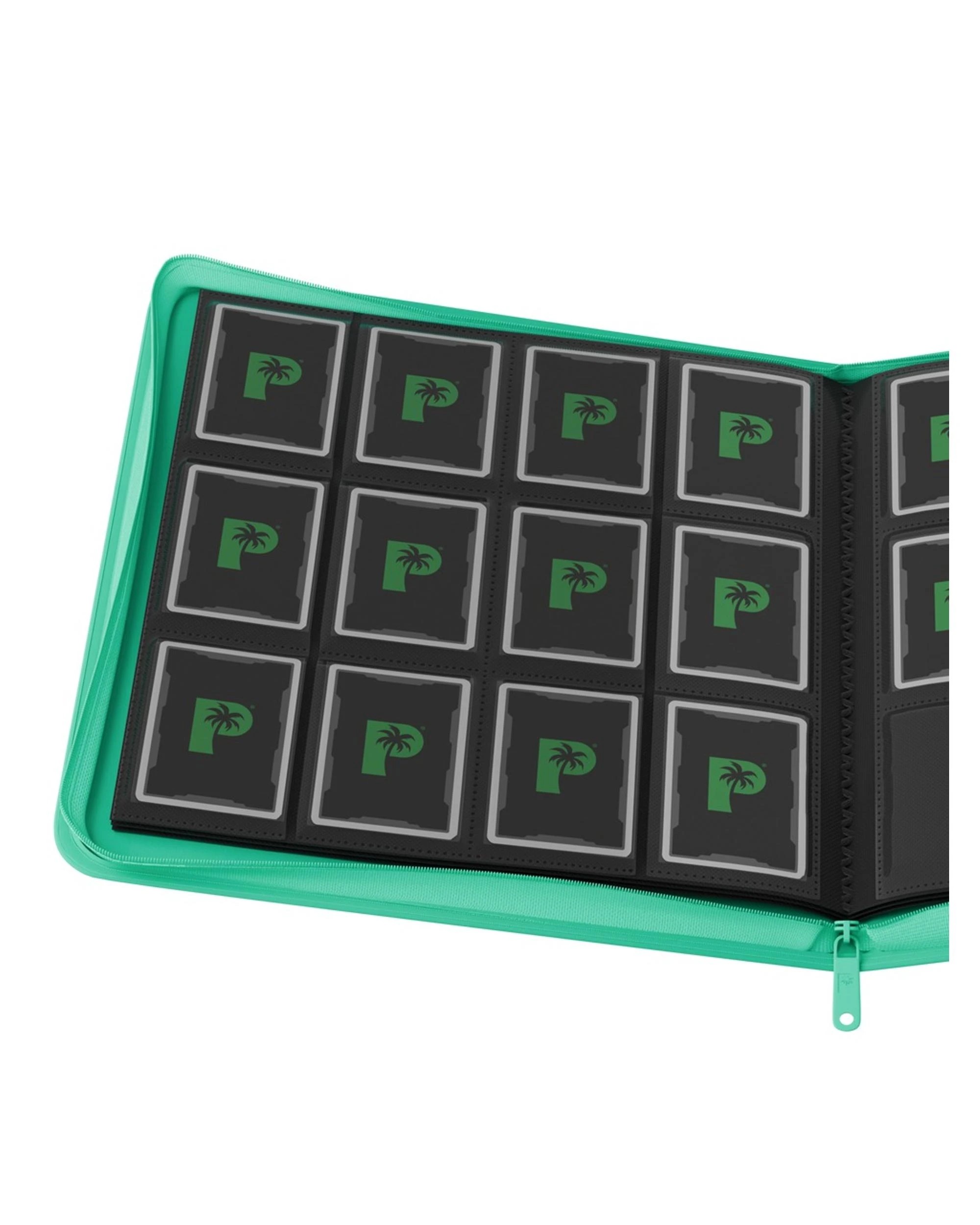 2 Palms Off Gaming Collector's Series 12 Pocket Zip Binder - Turquoise - Multi, 2 of 8