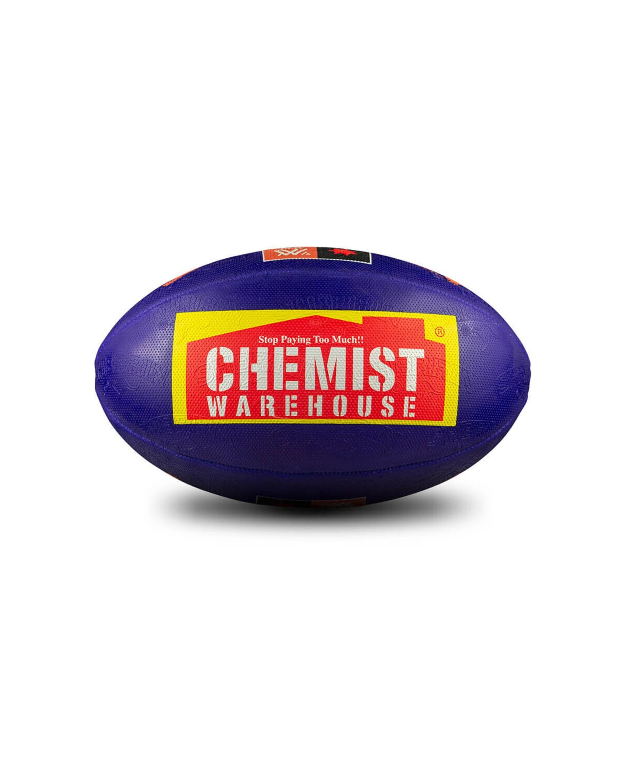 2 Sherrin AFLW Replica All Surface Synthetic Rubber Football Size 4 Textured Grip - Purple, 2 of 4