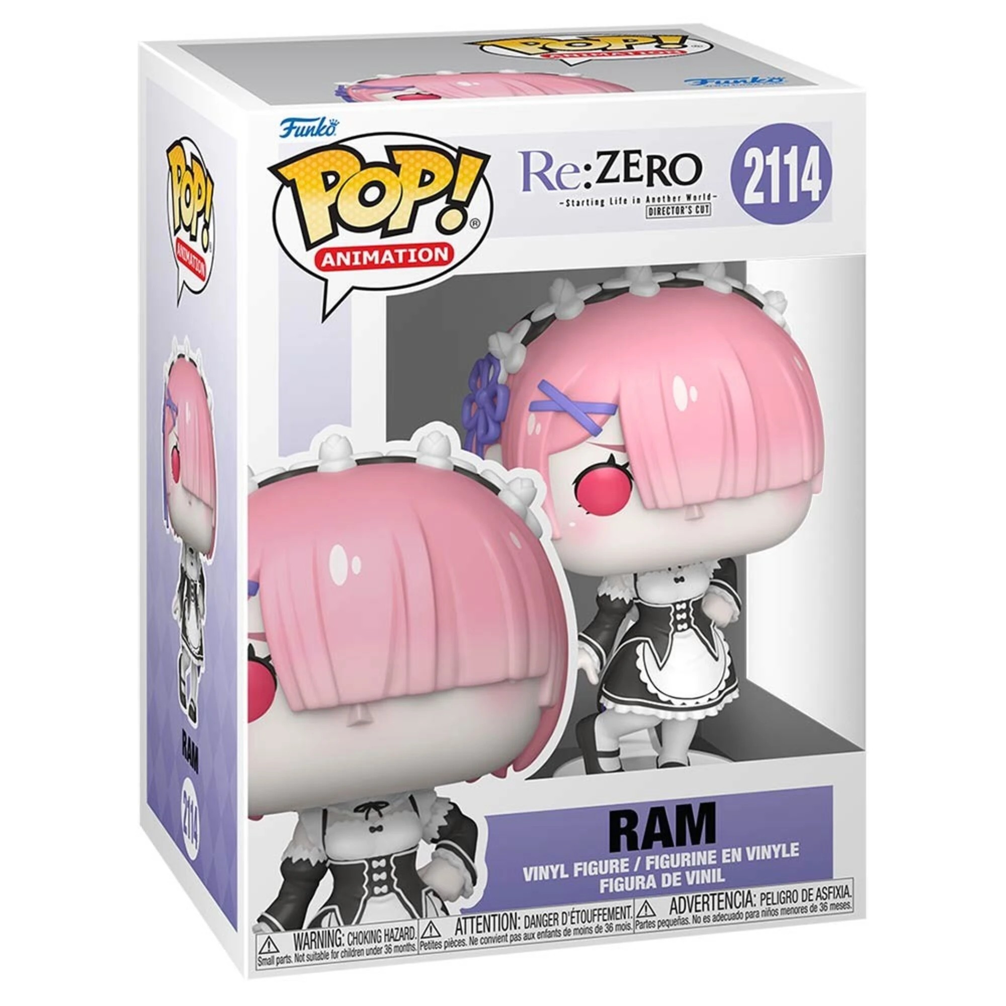 2 Re:Zero - Starting Life in Another World - Ram Pop! Vinyl Figure, 2 of 2