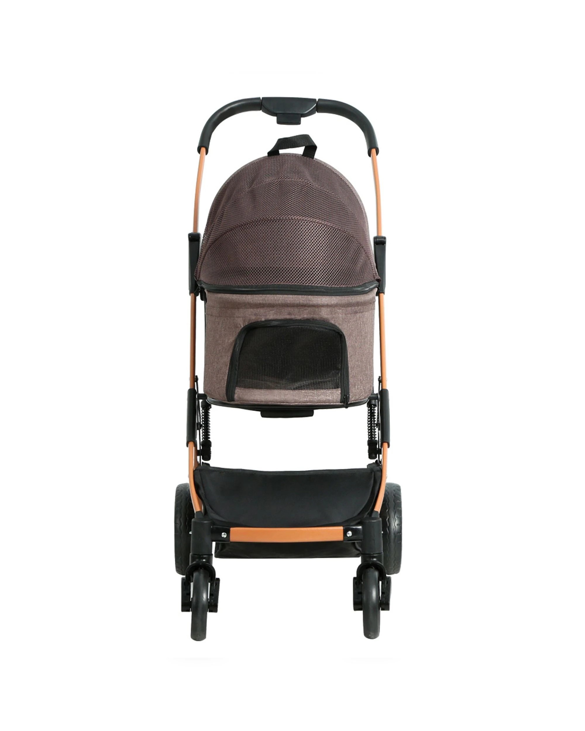 3 i.Pet Pet Stroller Dog Pram - Brown, 3 of 7