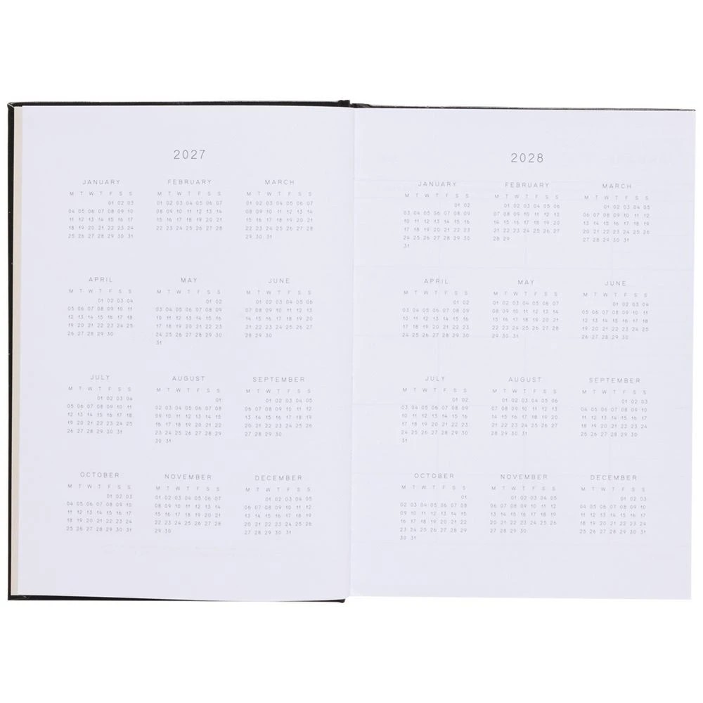 3 Officeworks A5 Day to Page 2027 Diary Black, 3 of 7