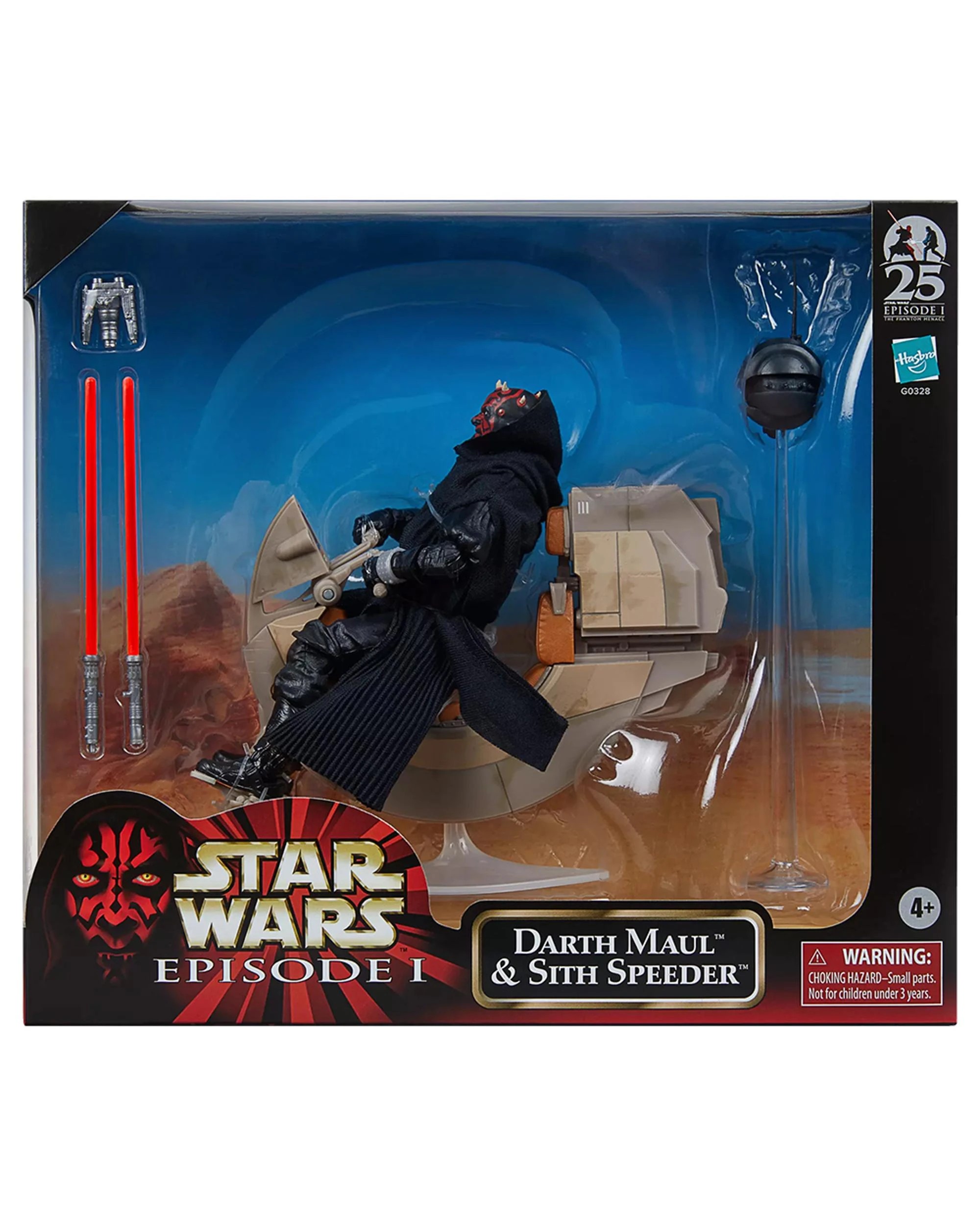 1 STAR WARS The Black Series Darth Maul and Sith Speeder, 1 of 9