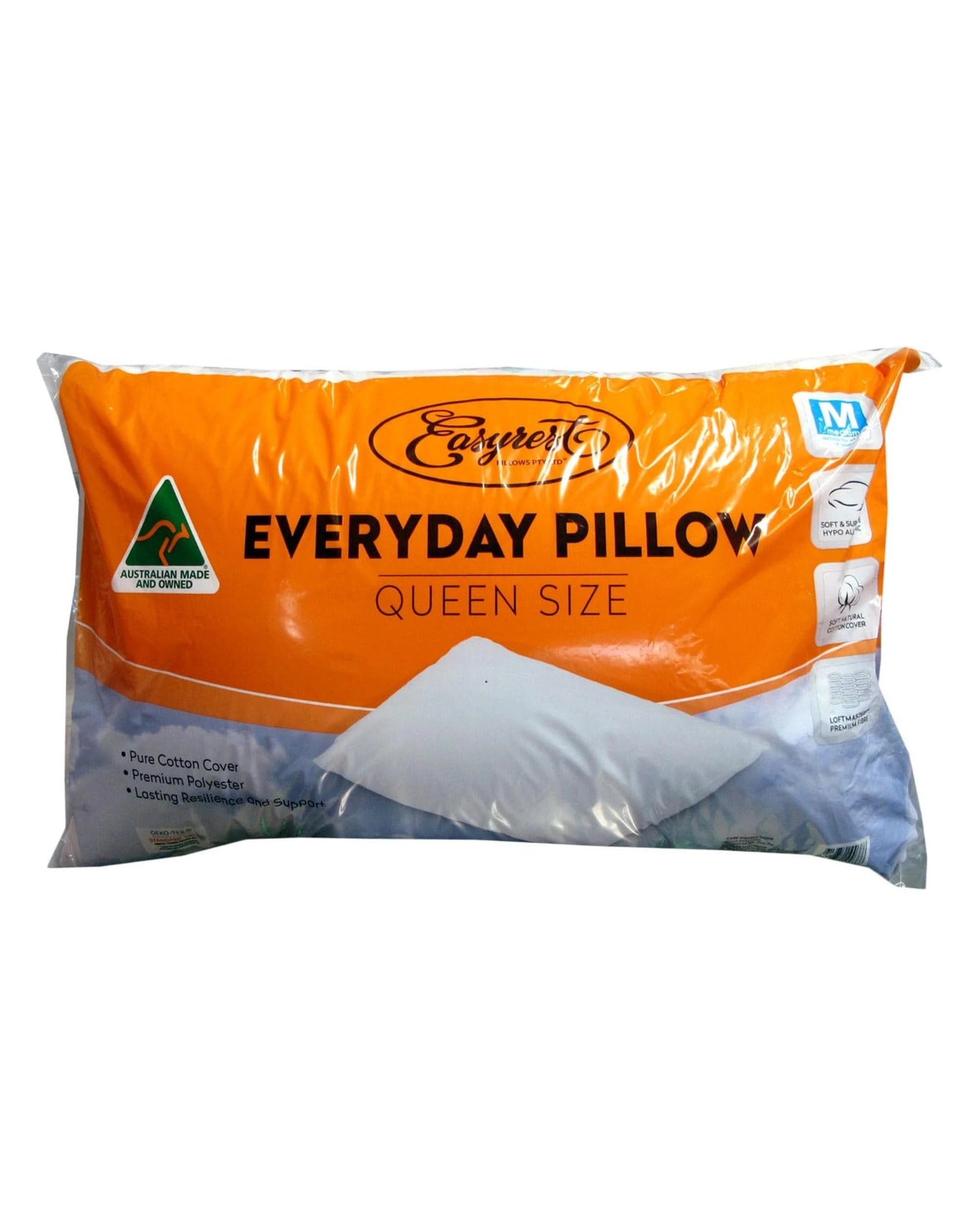 2 Easyrest Everyday Queen Sized Pillow - White, 2 of 2