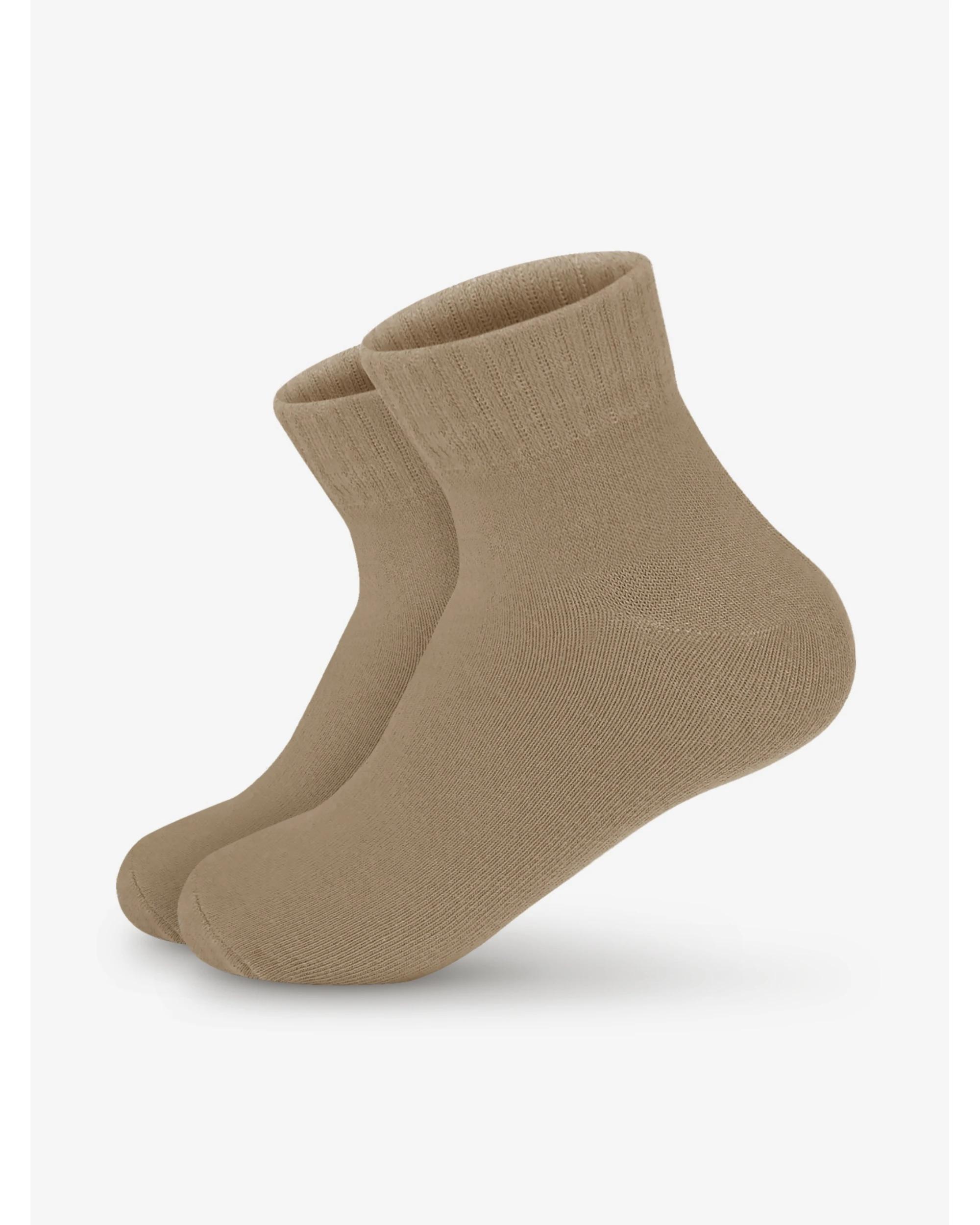 4 Advwin Medium Unisex Brown Casual Comfy Ankle Socks BROWN, 4 of 4