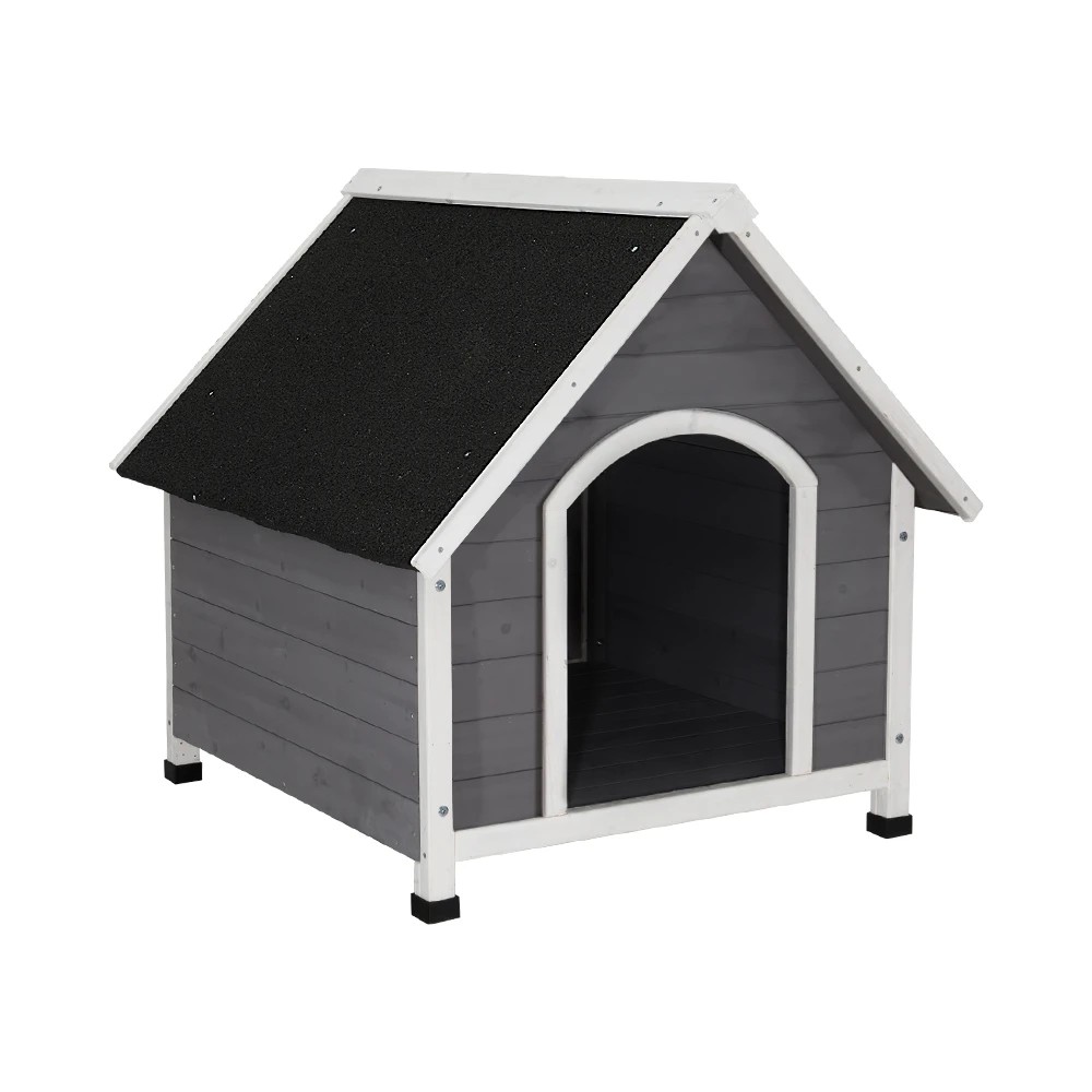 1 i.Pet Dog Kennel Wooden Large Outdoor House Indoor Puppy Pet Cabin Weatherproof - Multi, 1 of 6