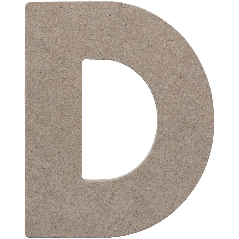 2 Born Wooden Alphabet Letter D 10cm, 2 of 3