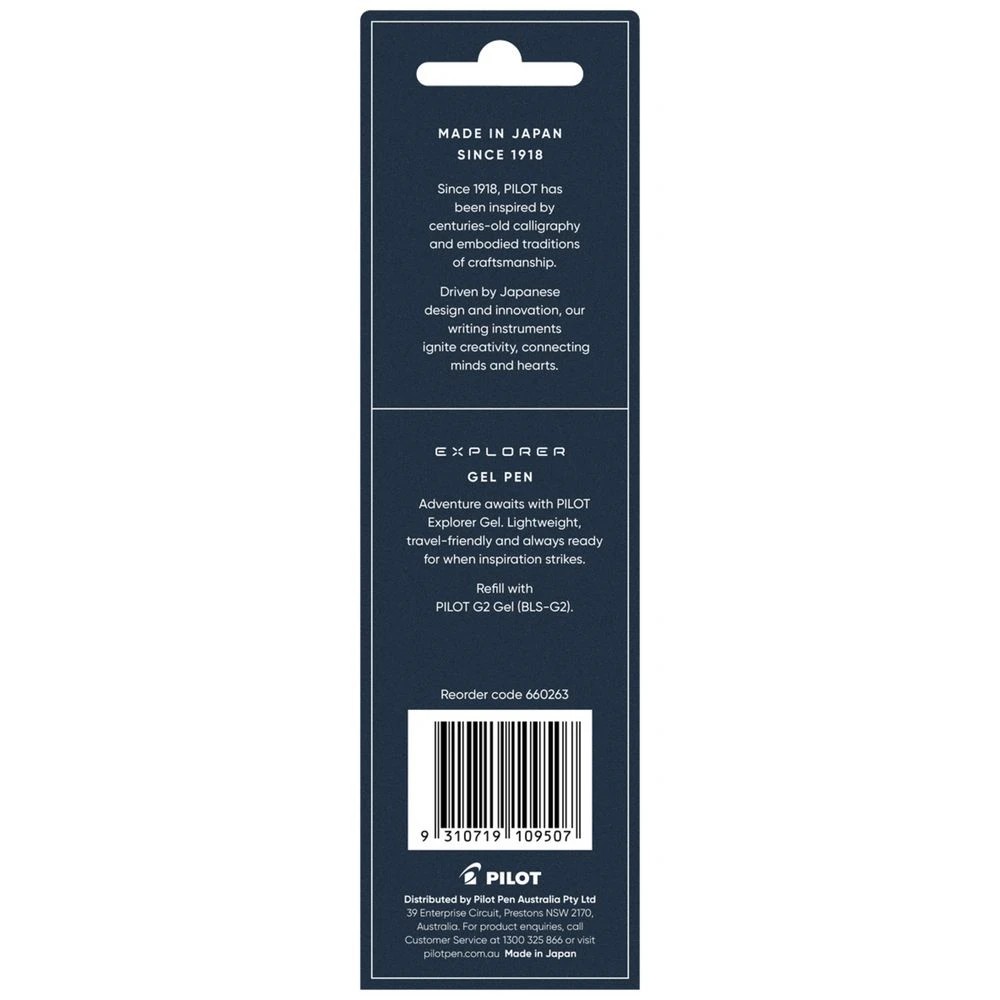 2 PILOT Explorer Gel Pen Matte Black, 2 of 5