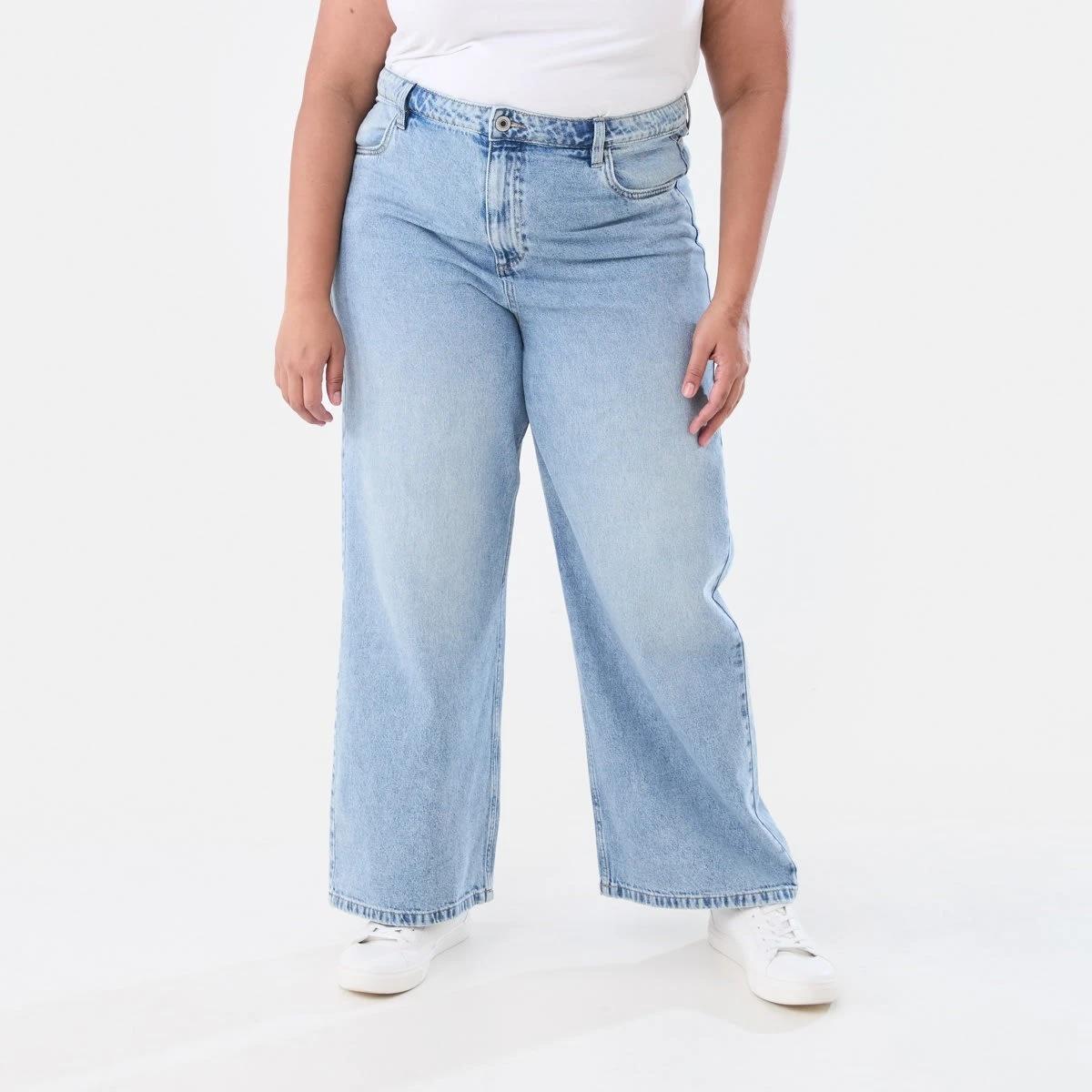 1 Curve Wide Leg Jeans Lit Denim, 1 of 5