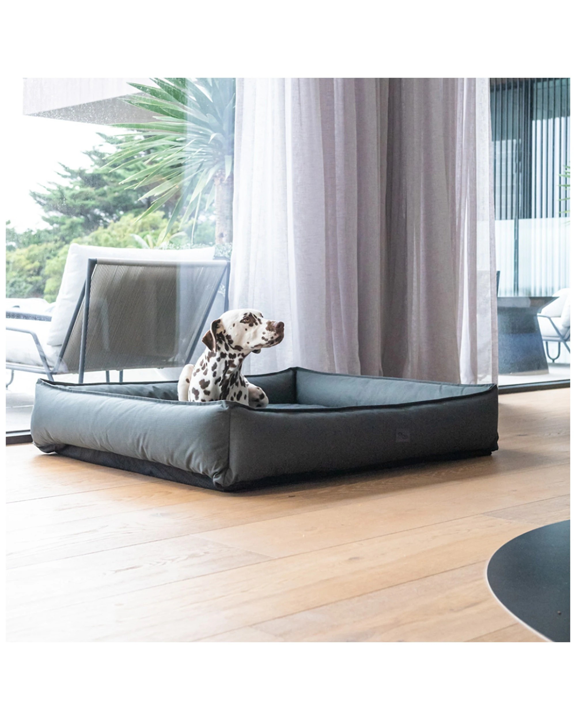 1 Superior Pet Plus Ripstop Durable Dog Lounger Bed Jungle Grey Large 116cm
 - Grey, 1 of 5