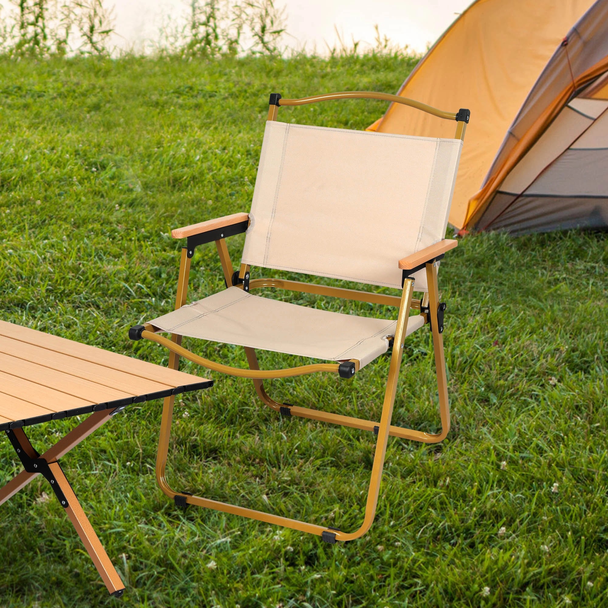 7 Levede Camping Chair Folding Outdoor Portable Foldable Fish Chairs Beach Picnic, 7 of 9