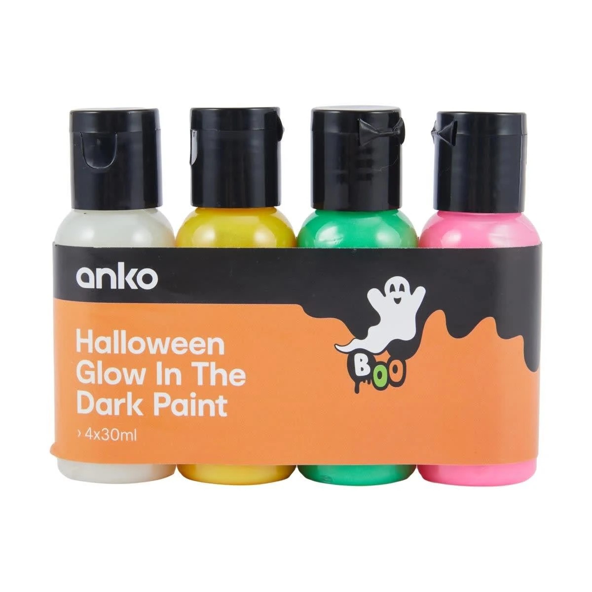 1 4 Pack Halloween Glow in the Dark Paint, 1 of 3