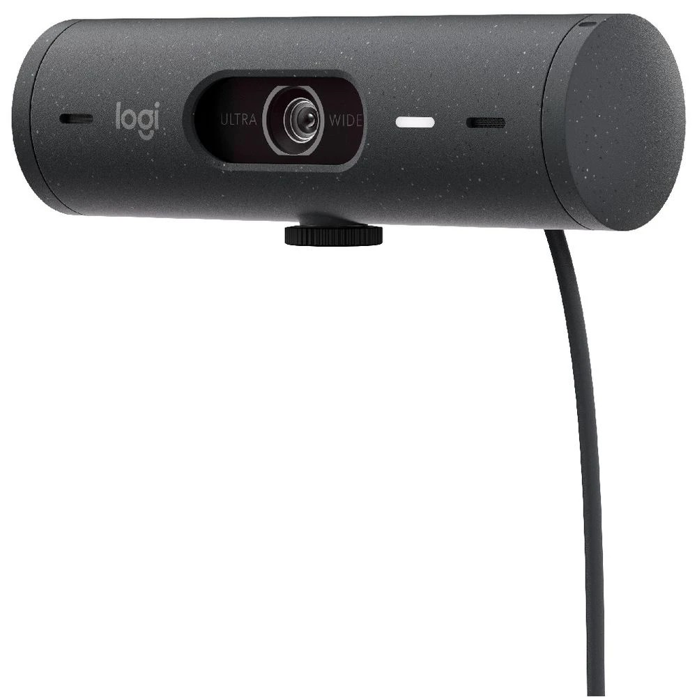 3 Logitech Brio 500 Full HD HDR Webcam Grey, 3 of 10