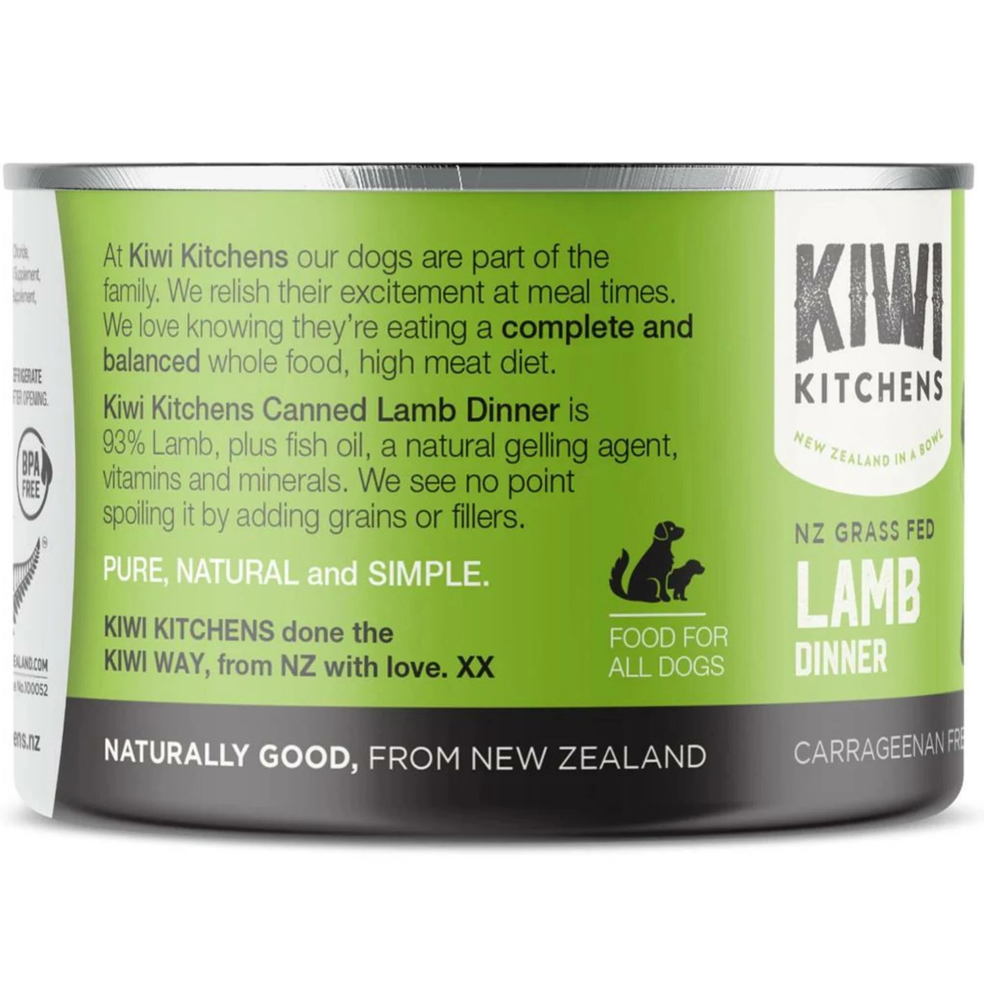 2 Kiwi Kitchens Dog Lamb 375g 9pk, 2 of 2