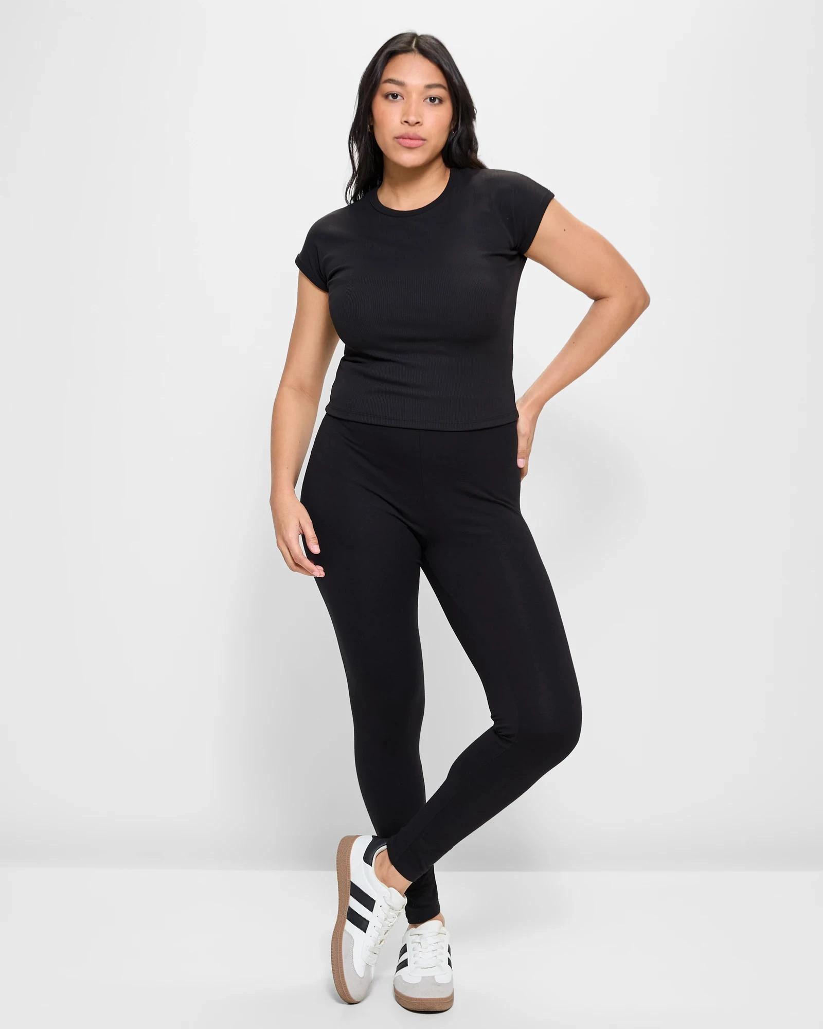 1 Lily Loves High Rise Leggings BLACK, 1 of 5