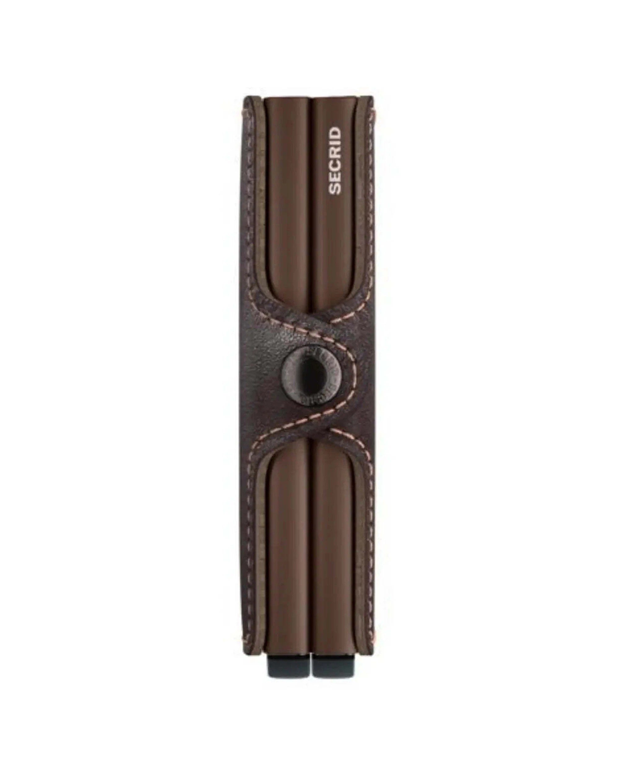 5 Secrid Twinwallet Compact RFID Wallet Original Chocolate Aluminium Leather - Brown, 5 of 5