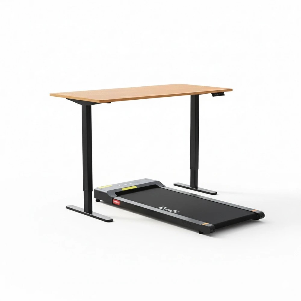 1 Artiss Electric Treadmill with 120cm Automatic Standing Desk Walking Pad 400mm - Multi, 1 of 9