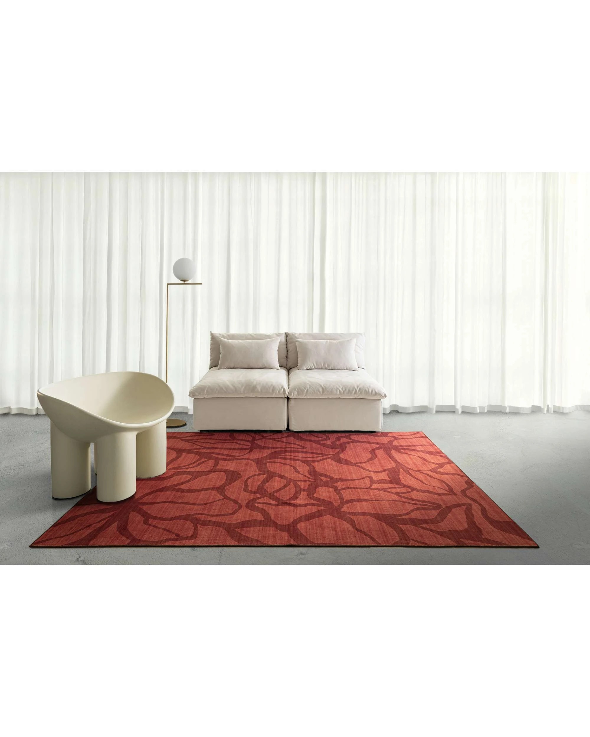 2 Loopsie Beckton Printed Washable Rug-320cm x 230cm - Red, 2 of 8
