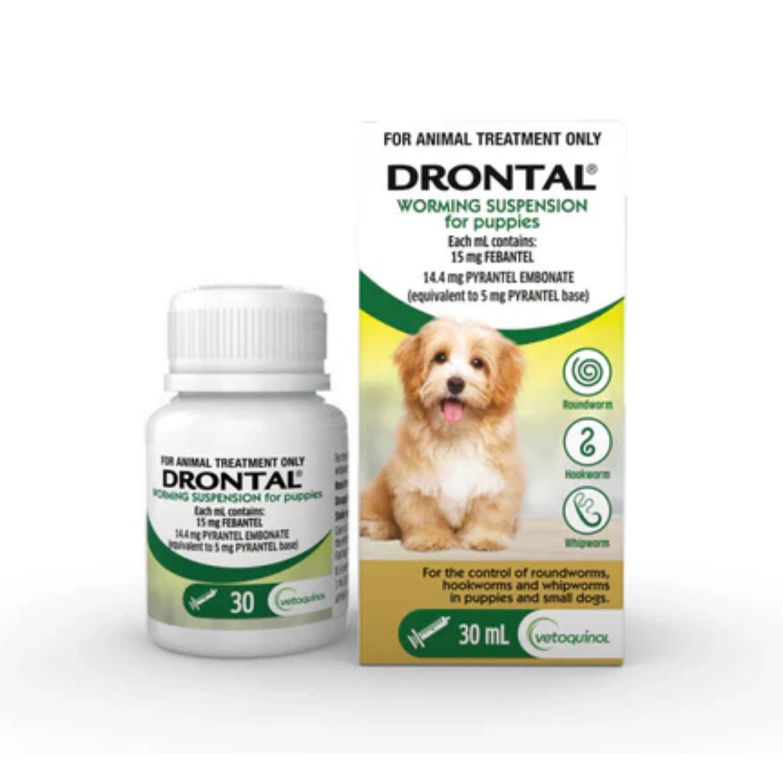 2 Drontal Worming Puppies 30ml Bottle, 2 of 2