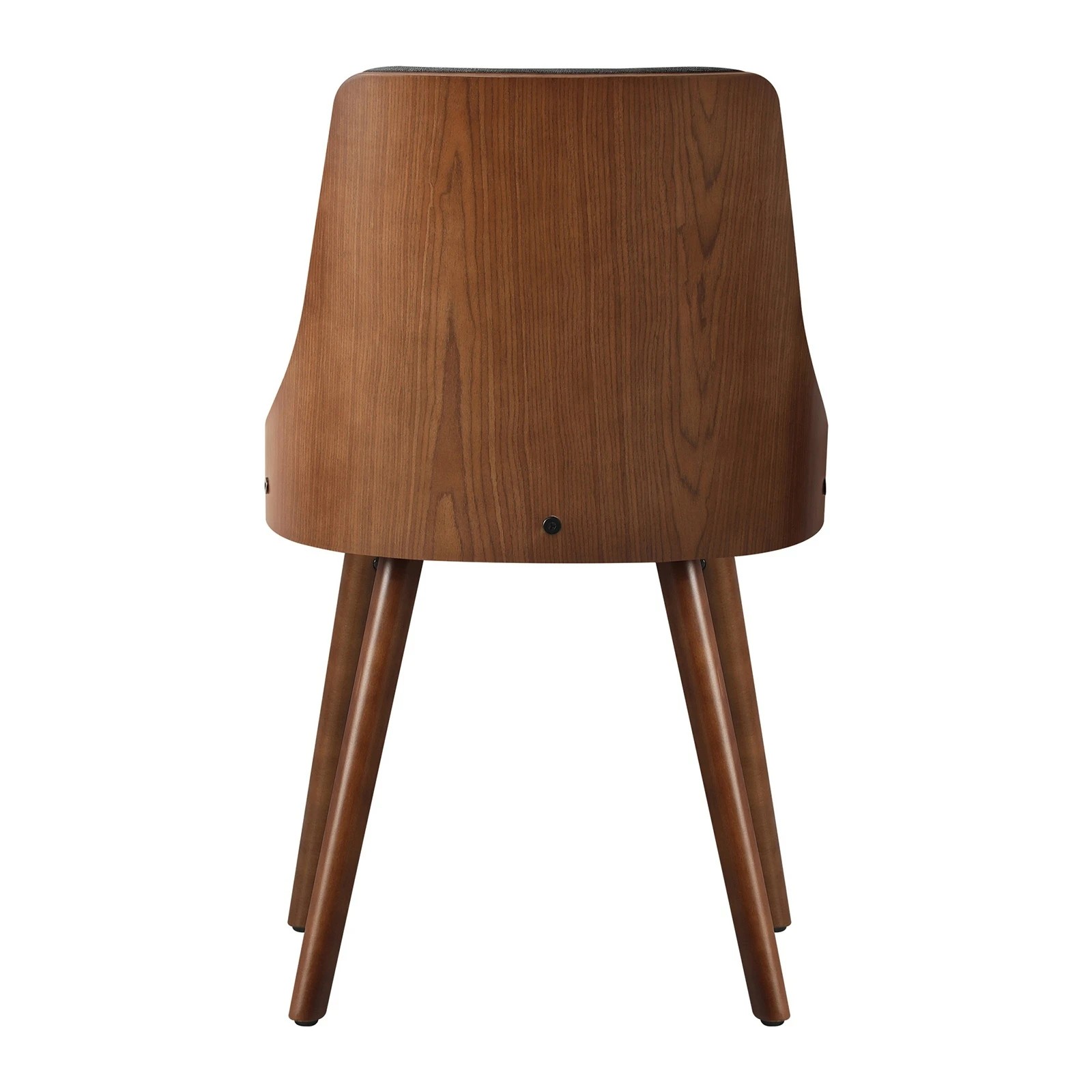 8 Oikiture Dining Chairs Wooden Chair Kitchen Cafe Faux Linen fabric Padded Seatx4 - Grey, 8 of 9