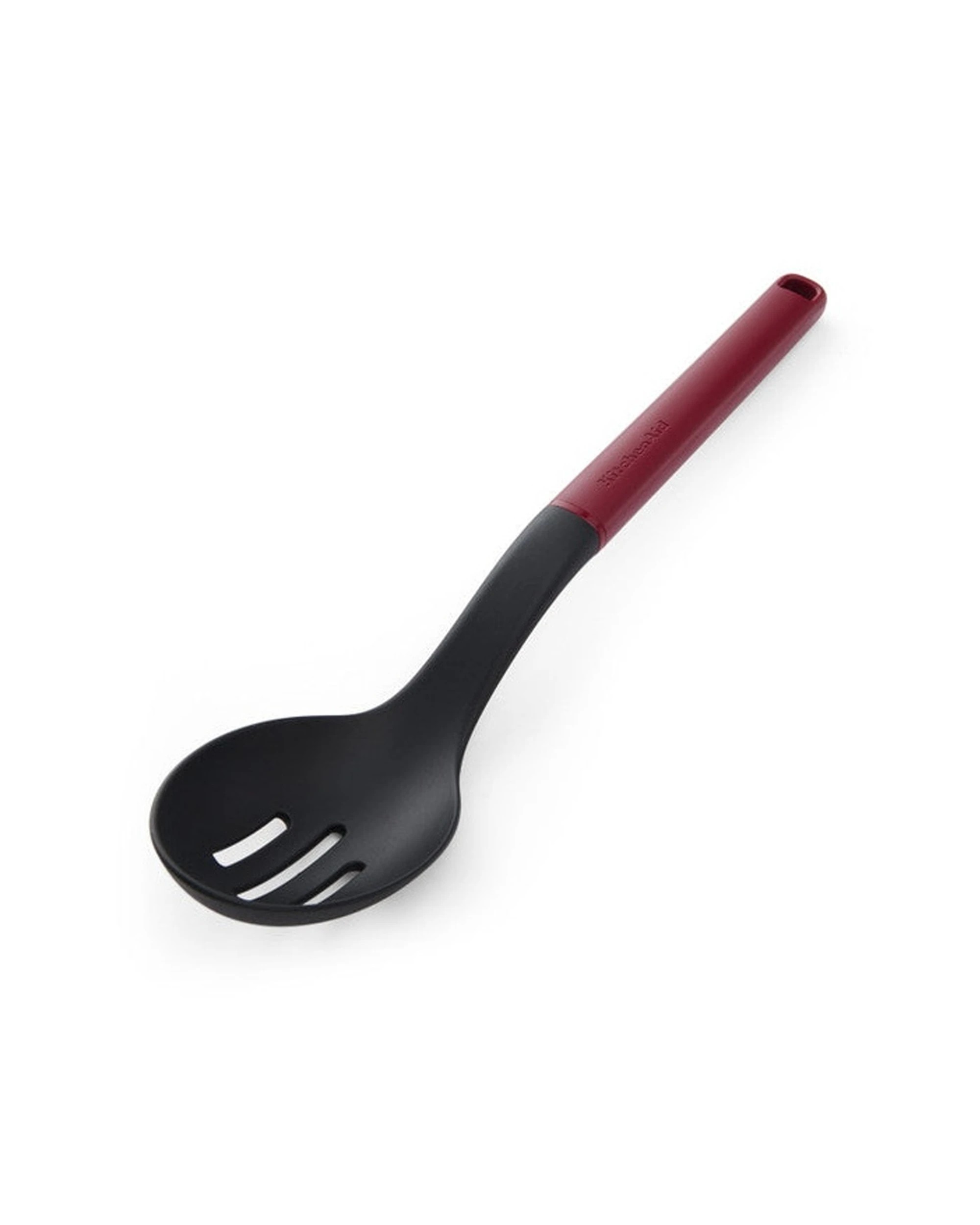 2 KitchenAid Heat Resistant Slotted Spoon Oversized Draining Head 34cm - Red, 2 of 3