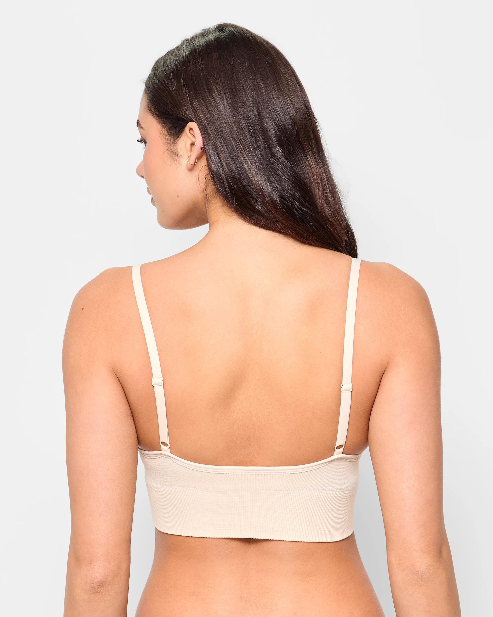 3 Ribbed Seamfree Push Up Crop - Lily Loves SHELL, 3 of 3