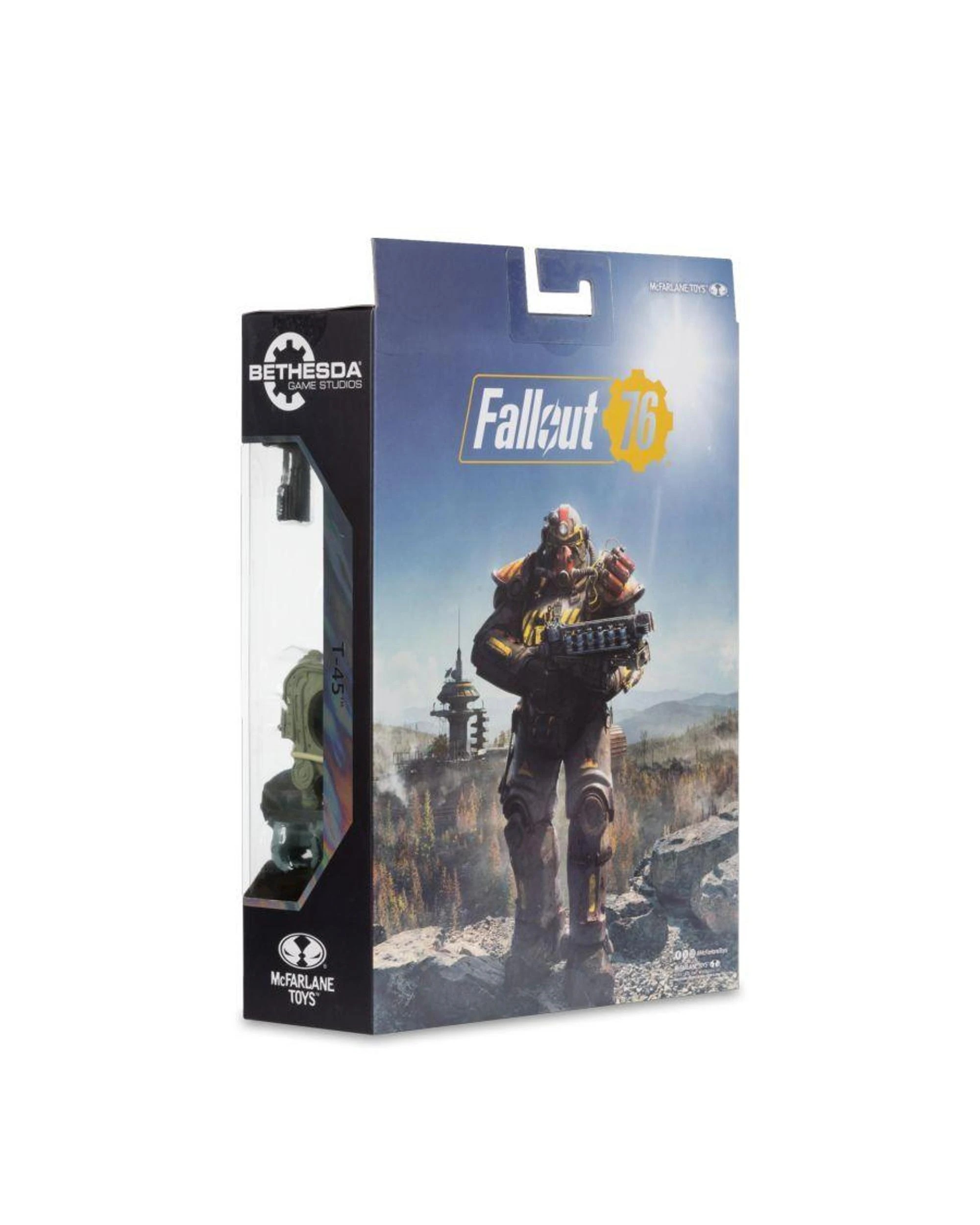 9 McFarlane Fallout 76 T-45 Military Armor Platinum Edition Gaming Edition 7 inch Figure, 9 of 9