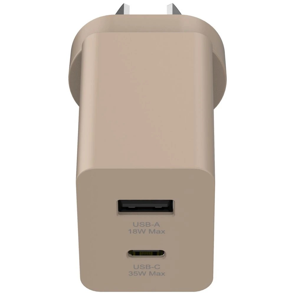 2 Otto USB-A and USB-C GAN Wall Charger Beige, 2 of 8