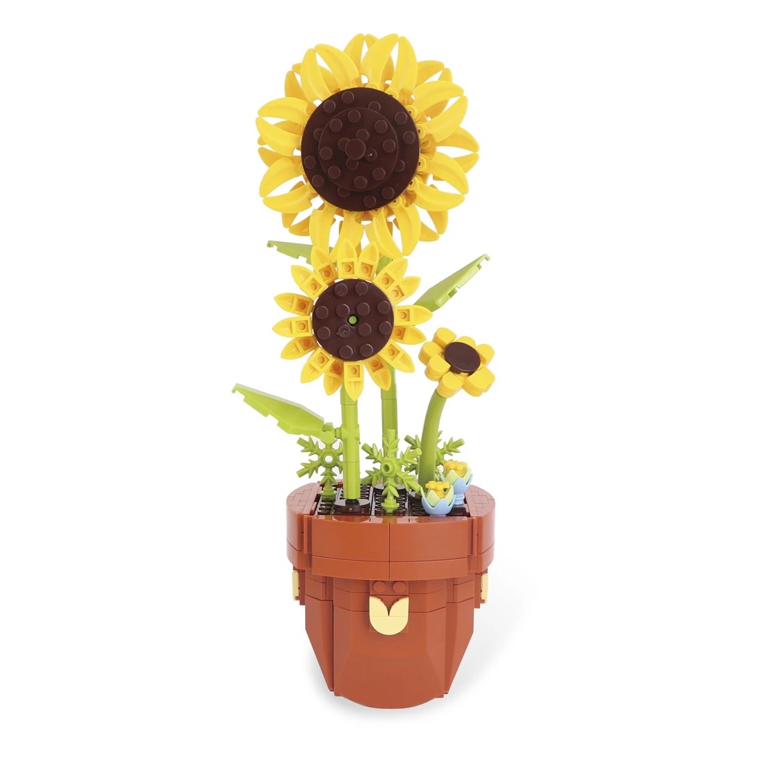 2 359 Pieces Mini Blocks Flower Series: Sunflower Pot, 2 of 3