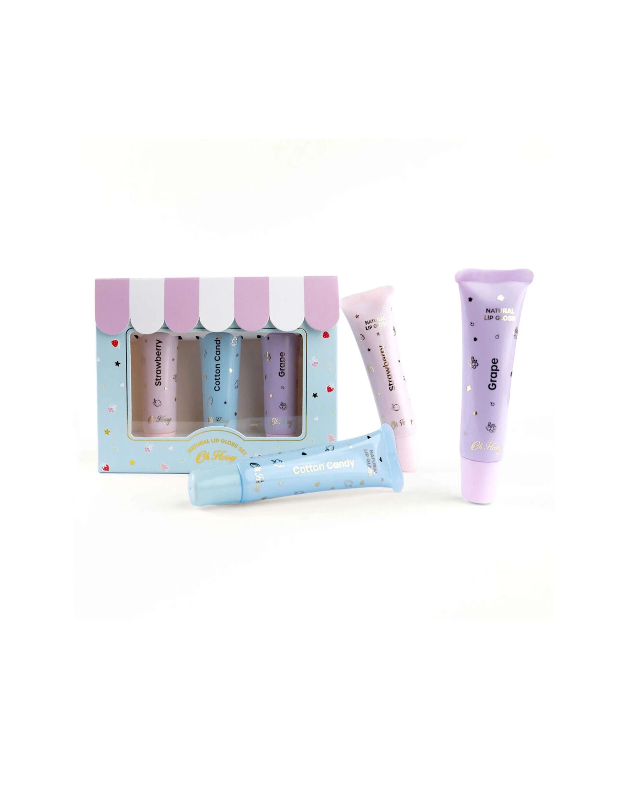 1 OH FLOSSY 3pc Glassy Lip Gloss Glaze Set - Multi, 1 of 8