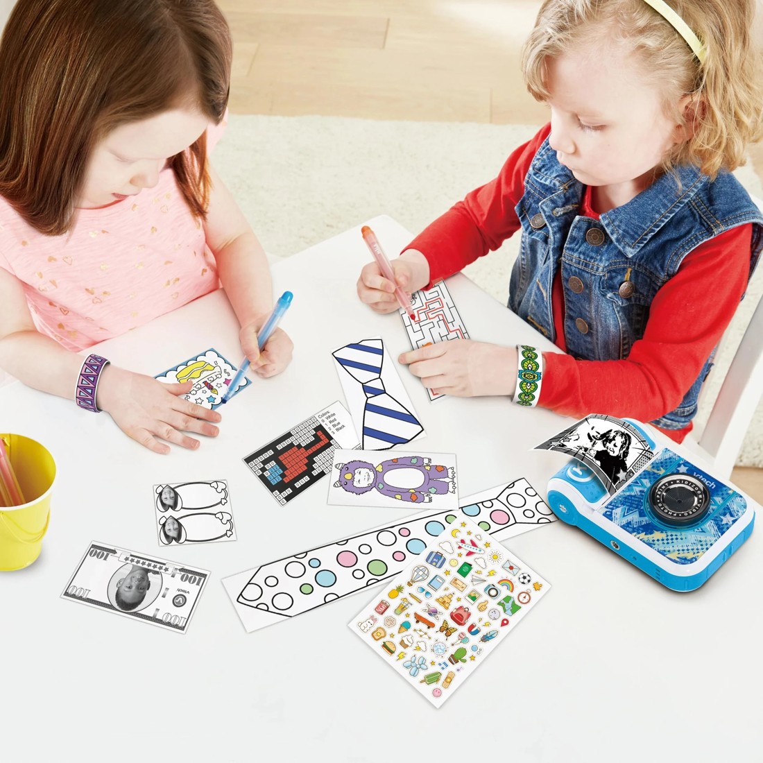 5 VTech Kidizoom Print Cam Mega-Bundle - Blue, 5 of 5