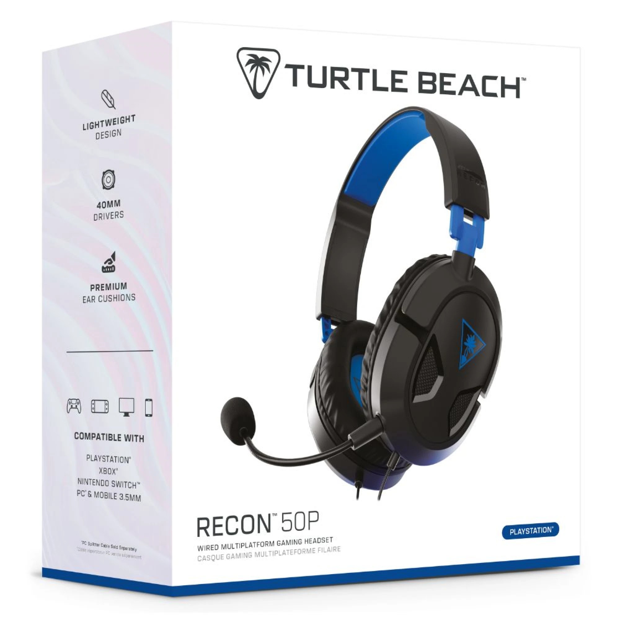 2 Turtle Beach Headset Recon 50p - Playstation
 - Blue, 2 of 2