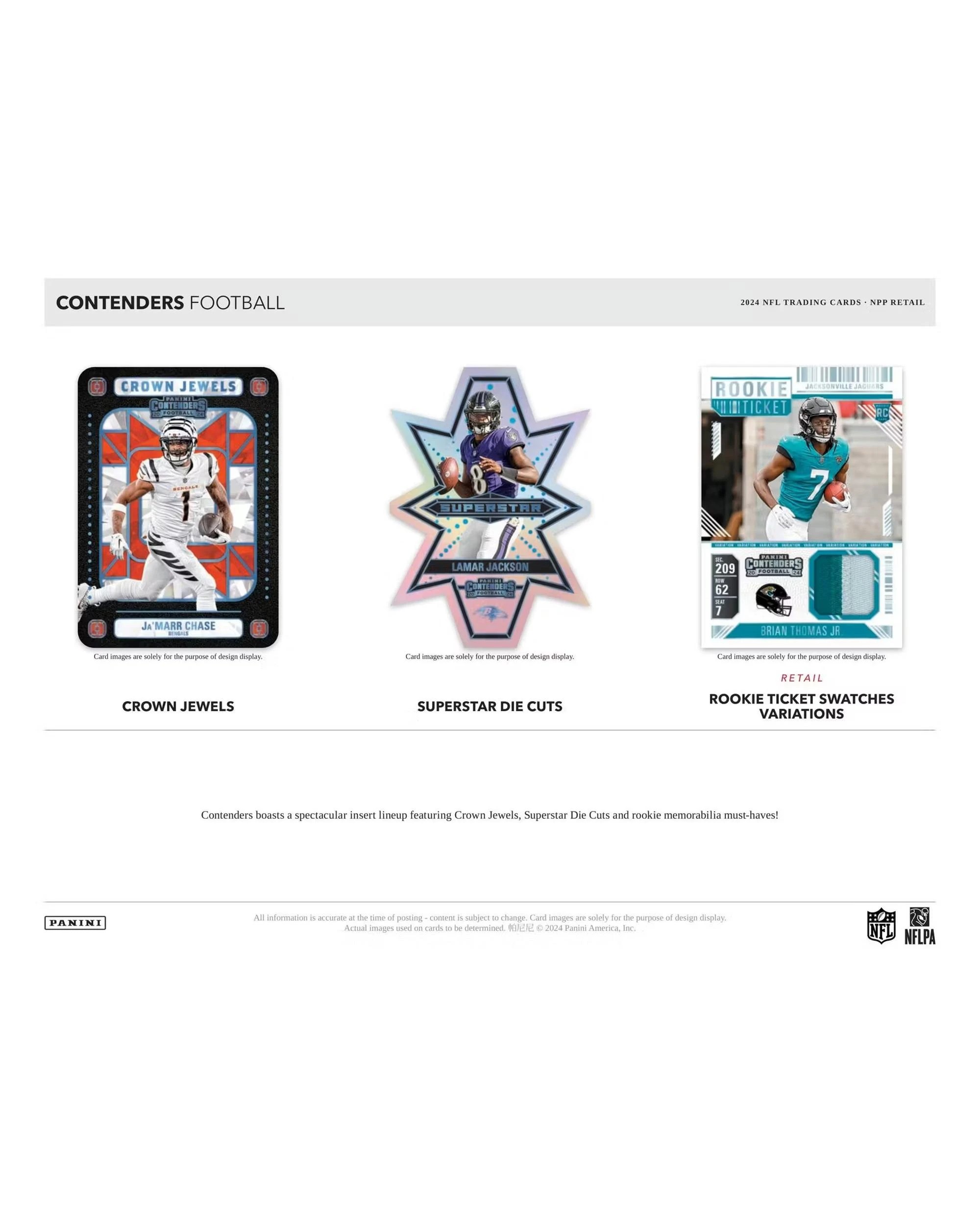 4 Panini 2024 NFL Contenders Football Blaster Pack, 4 of 6