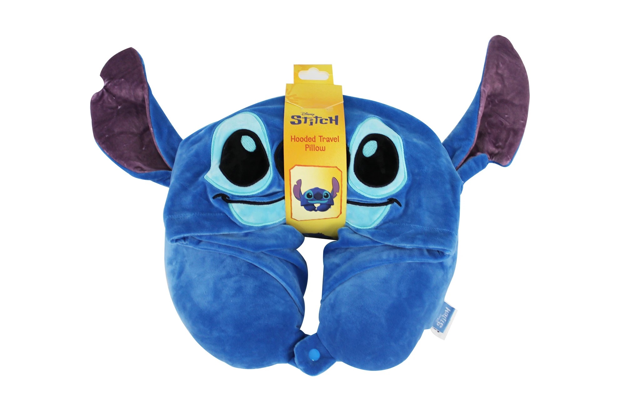1 Disney Lilo & Stitch Hooded Travel Pillow, 1 of 4