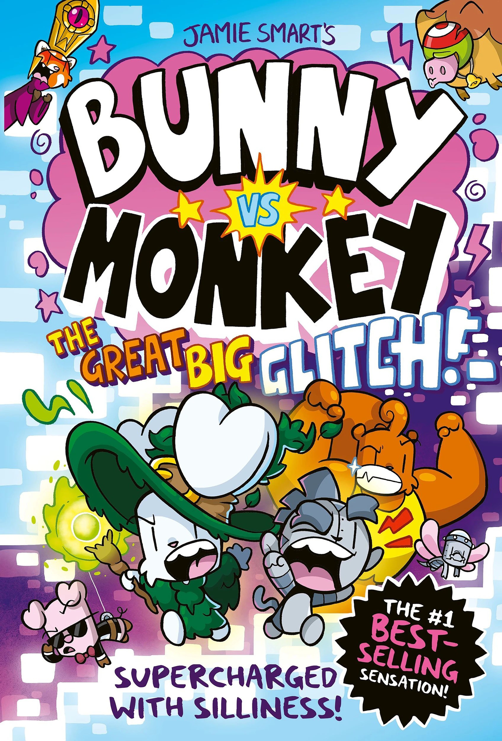 1 Bunny vs Monkey: The Great Big Glitch by Jamie Smart - Book
