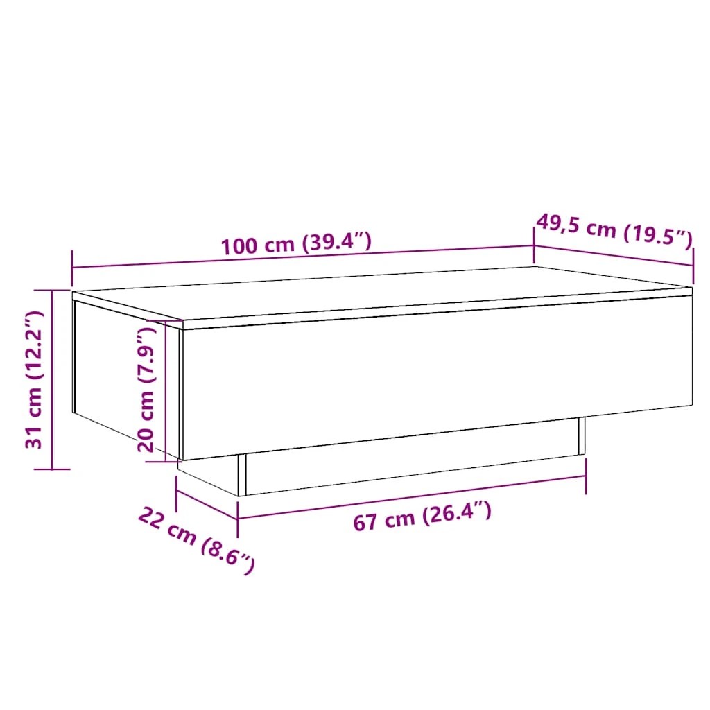 9 Vidaxl Side Table - Grey, 9 of 9