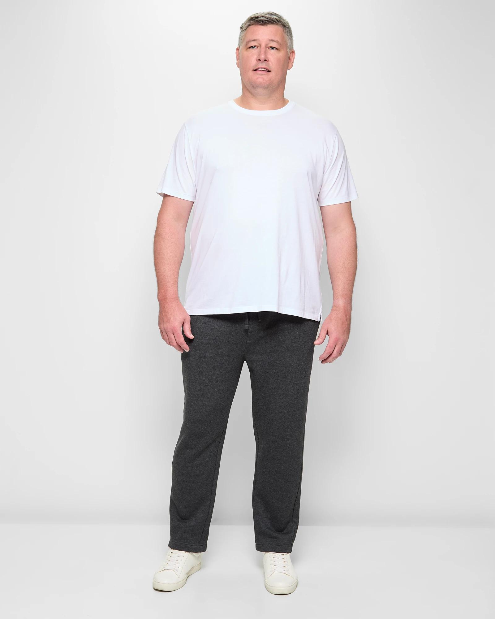 2 Target Plus Size Non-cuffed Trackpants CHARCOAL, 2 of 5