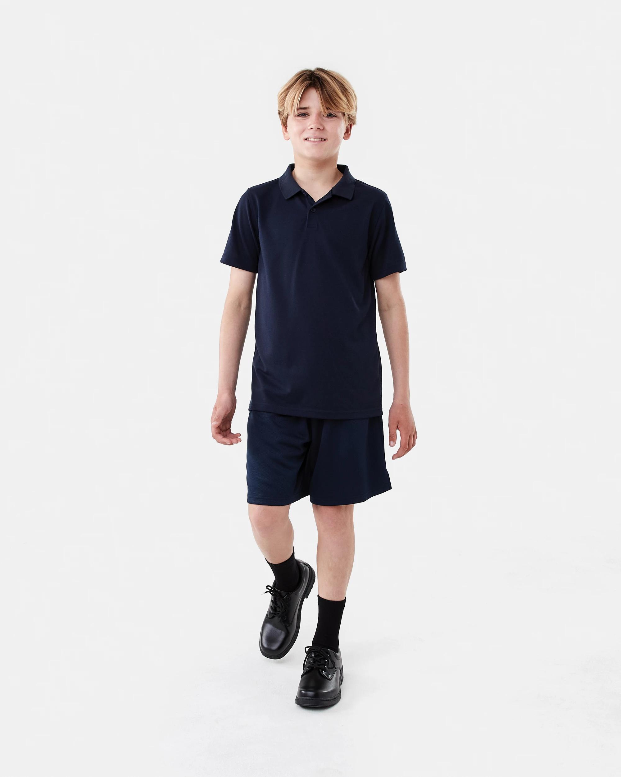5 School Polo T-shirt Nvy Sphire, 5 of 6