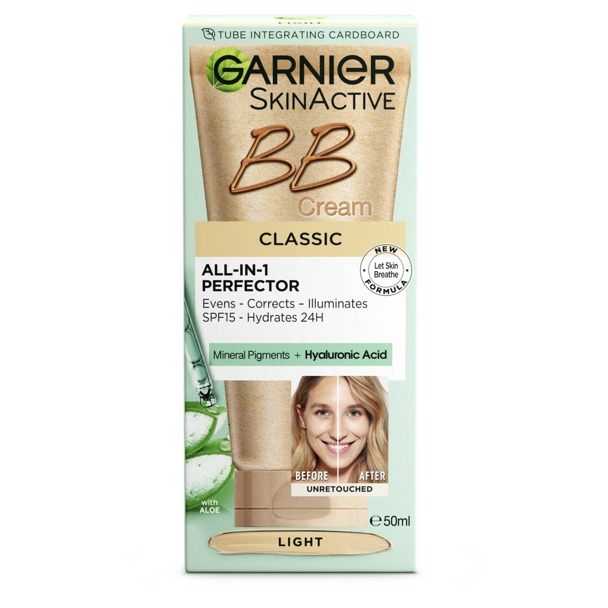 1 Garnier SkinActive Classic All-In-One Perfector BB Cream - Light, 1 of 7