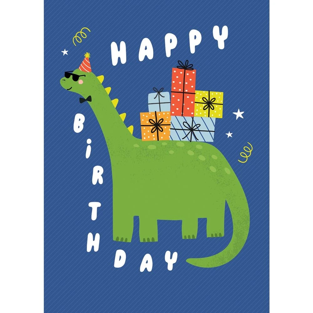 1 Lasting Impressions Birthday Card Dinosaur, 1 of 1