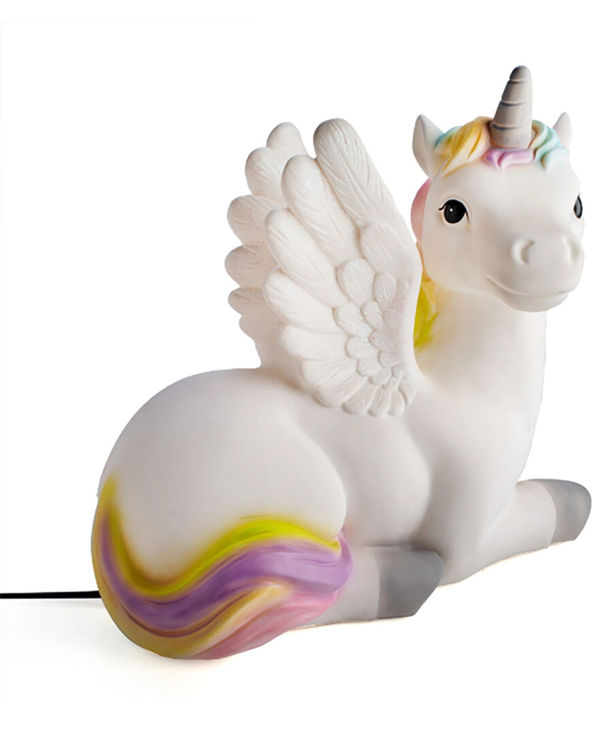 3 MDI Aus Unicorn Kingdom Giant Table Lamp Children Bedside Decor Unicorn 41x25.2x40cm - Multi, 3 of 5