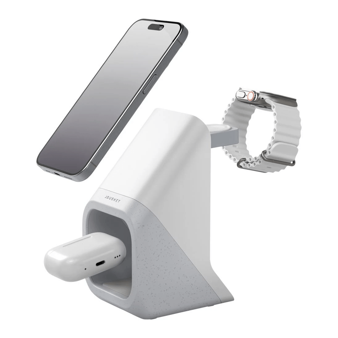 2 Journey NOVA 3-in-1 Wireless Charging Station Grey, 2 of 6
