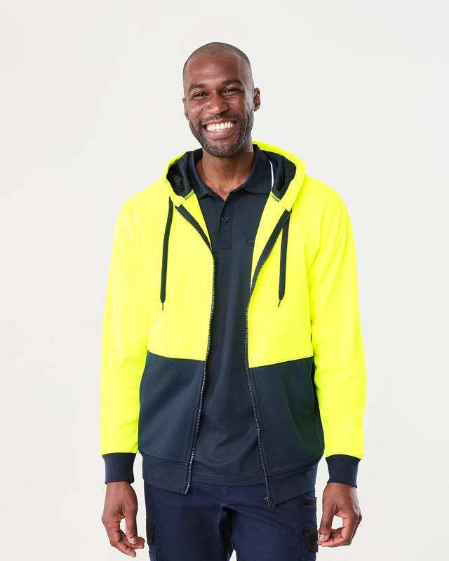 Workwear Hi-Visibility Zip Through Ho