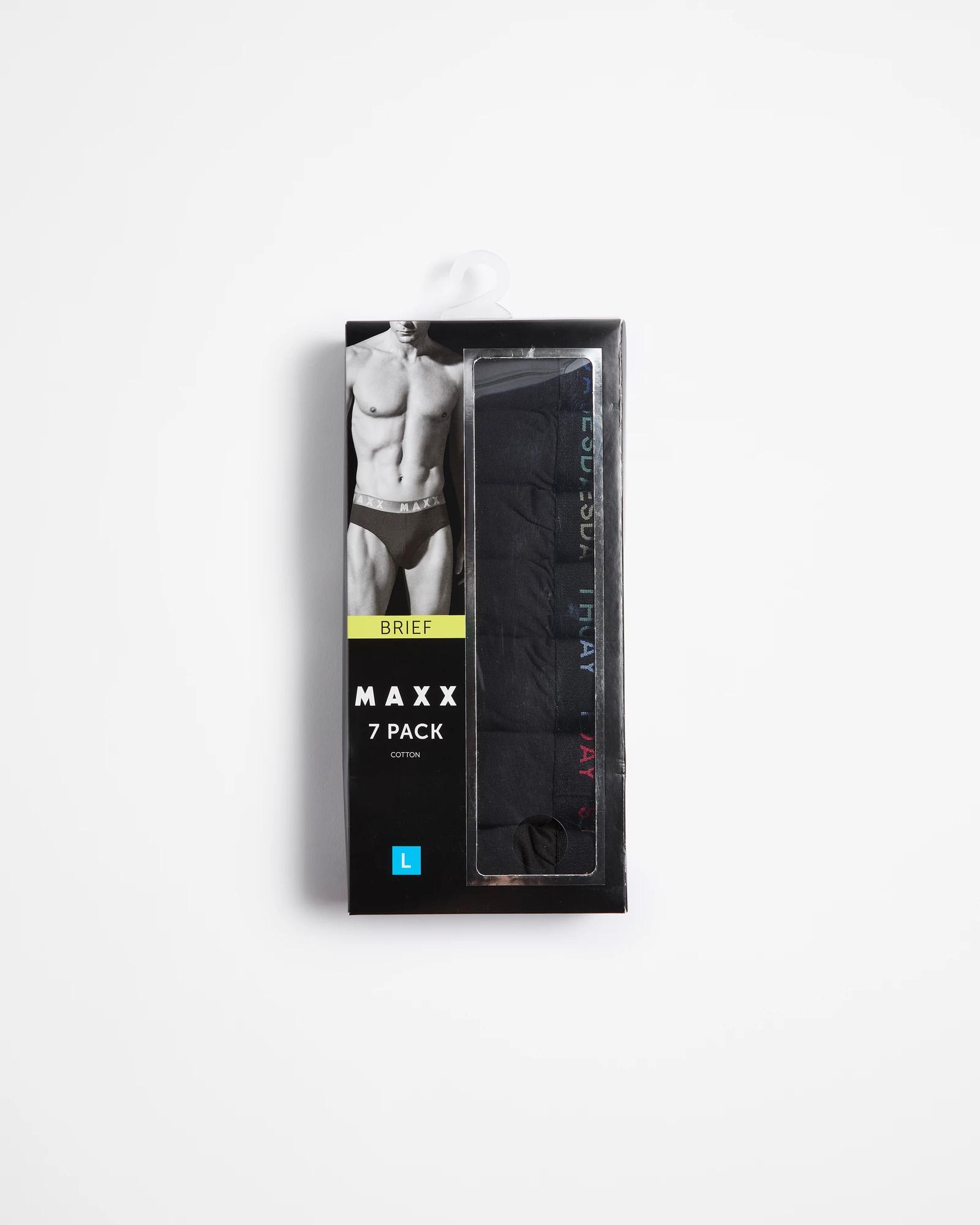 4 7 Pack Days Of The Week Briefs - Maxx BLACK, 4 of 4