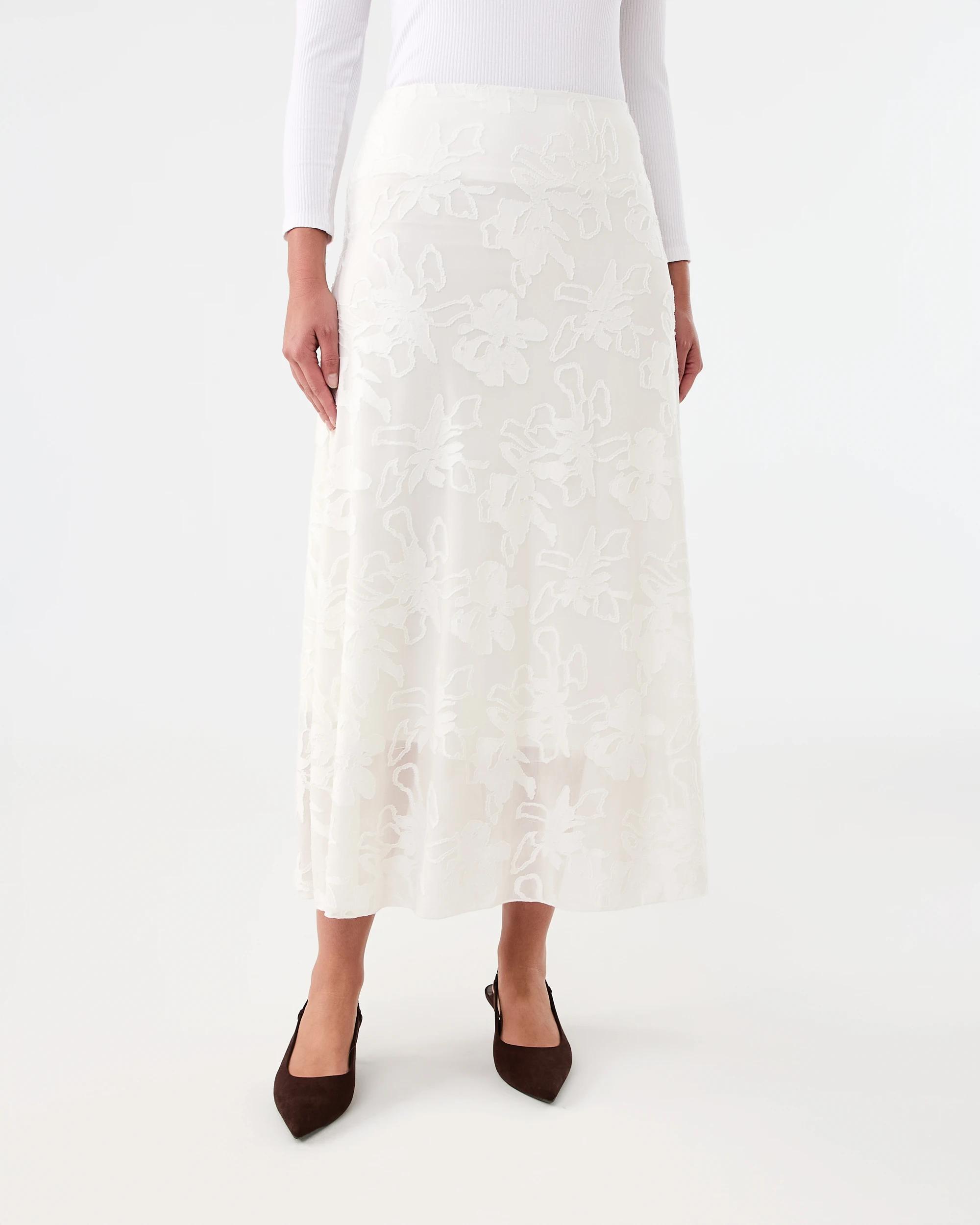 1 Jacquard Skirt Cld White, 1 of 5