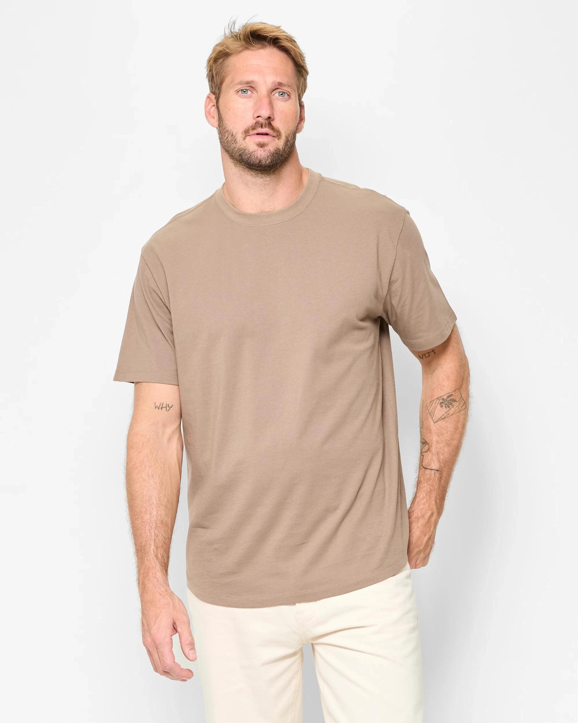 1 Target Australian Cotton T-Shirt WALNUT, 1 of 5