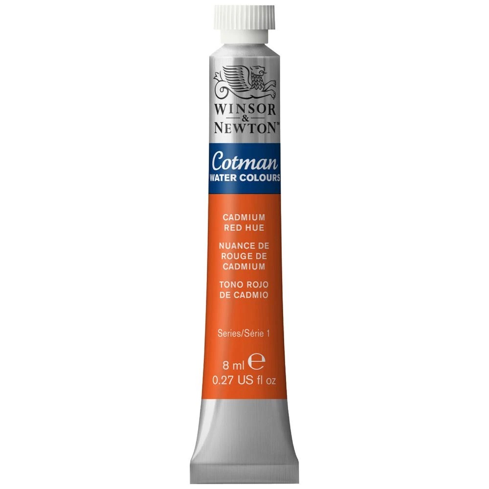 1 Winsor & Newton Cotman Watercolour 8mL Cadmium Red Hue, 1 of 1