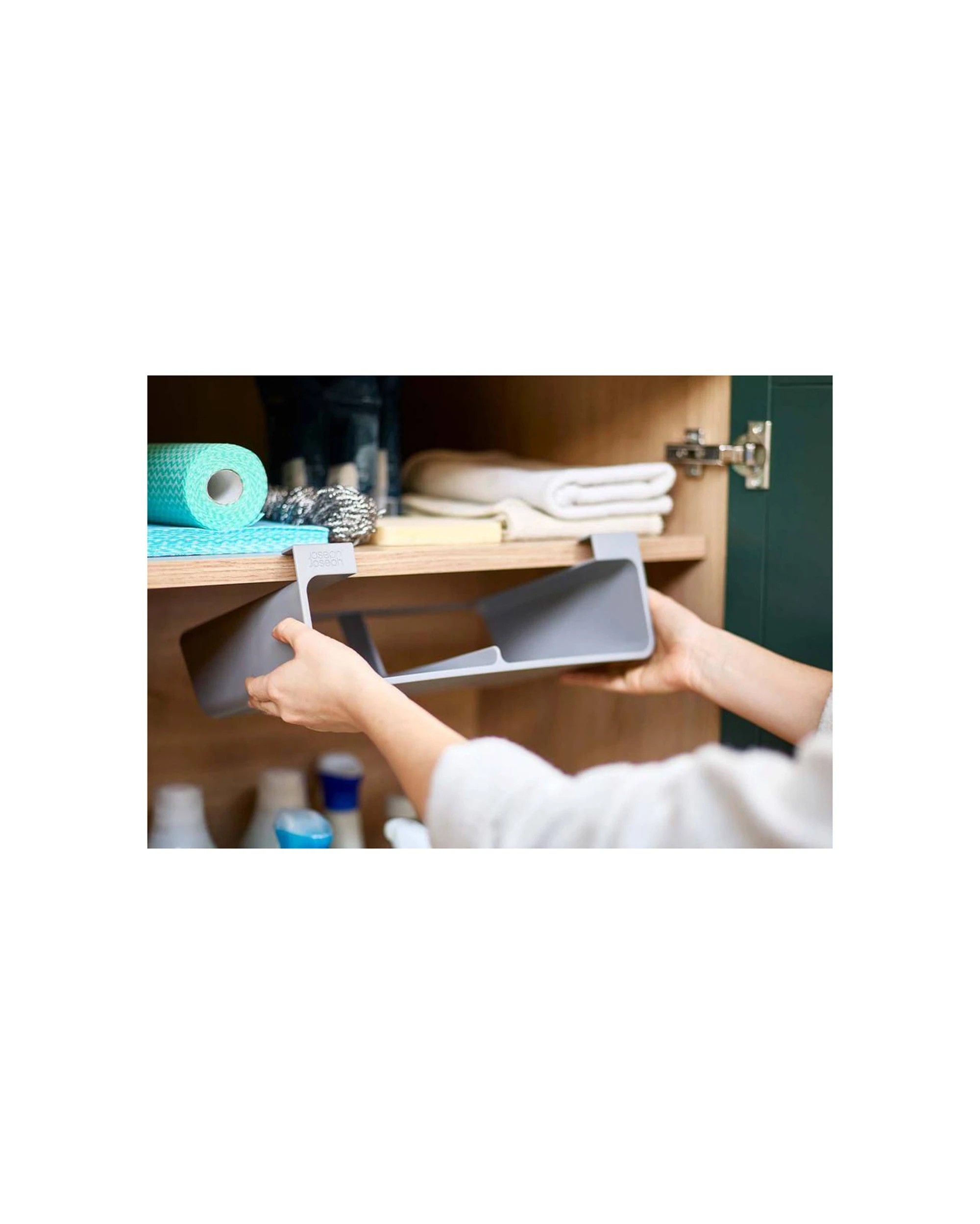 6 Joseph Joseph CupboardStore Film Foil Organiser Large Easy Install - Grey, 6 of 7